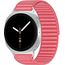 Galaxy Watch8 | 40 мм | Silver | Fabric/Red | M/L, Размер: 40 мм, Цвет: Silver, Тип ремешка: Fabric, Цвет ремешка: Red, Размер ремешка: M/L, Подключение часов: Bluetooth / Wi-Fi